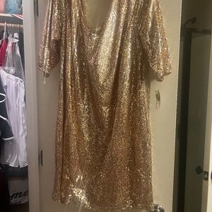 COPY - Gold seawuin dress